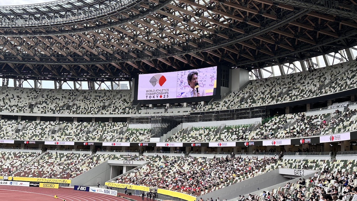 陸上セイコーグランプリ 東京 織田裕二